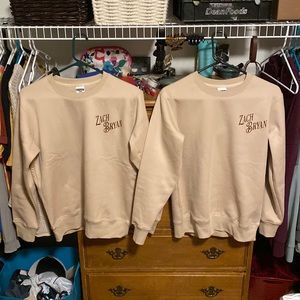 Set of 2 Zach Bryan crewnecks